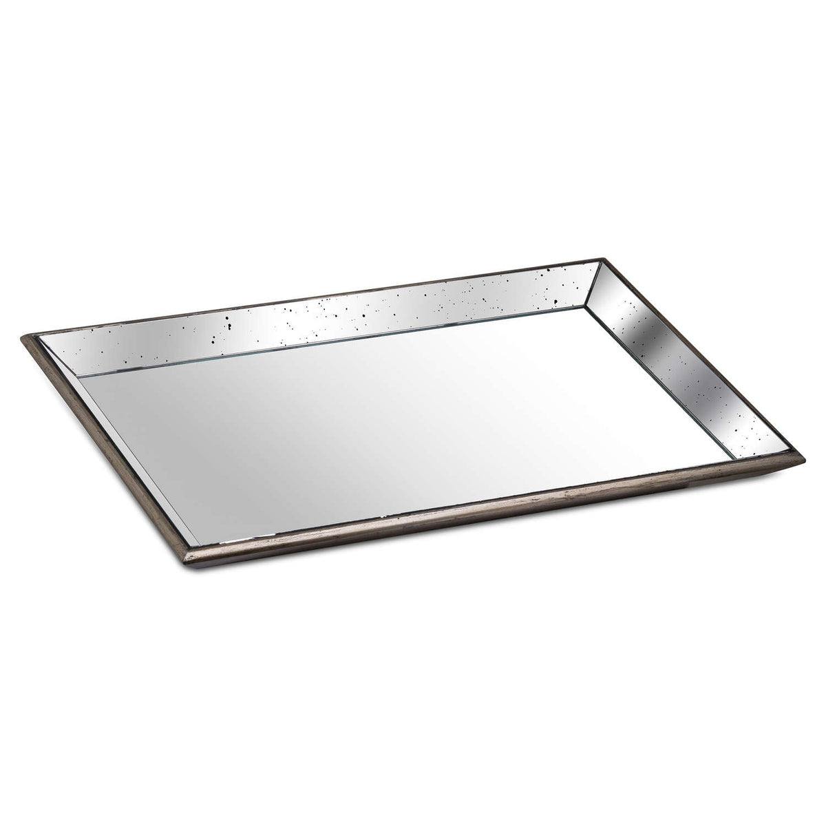 Astor Distressed Mirrored Tray, Large