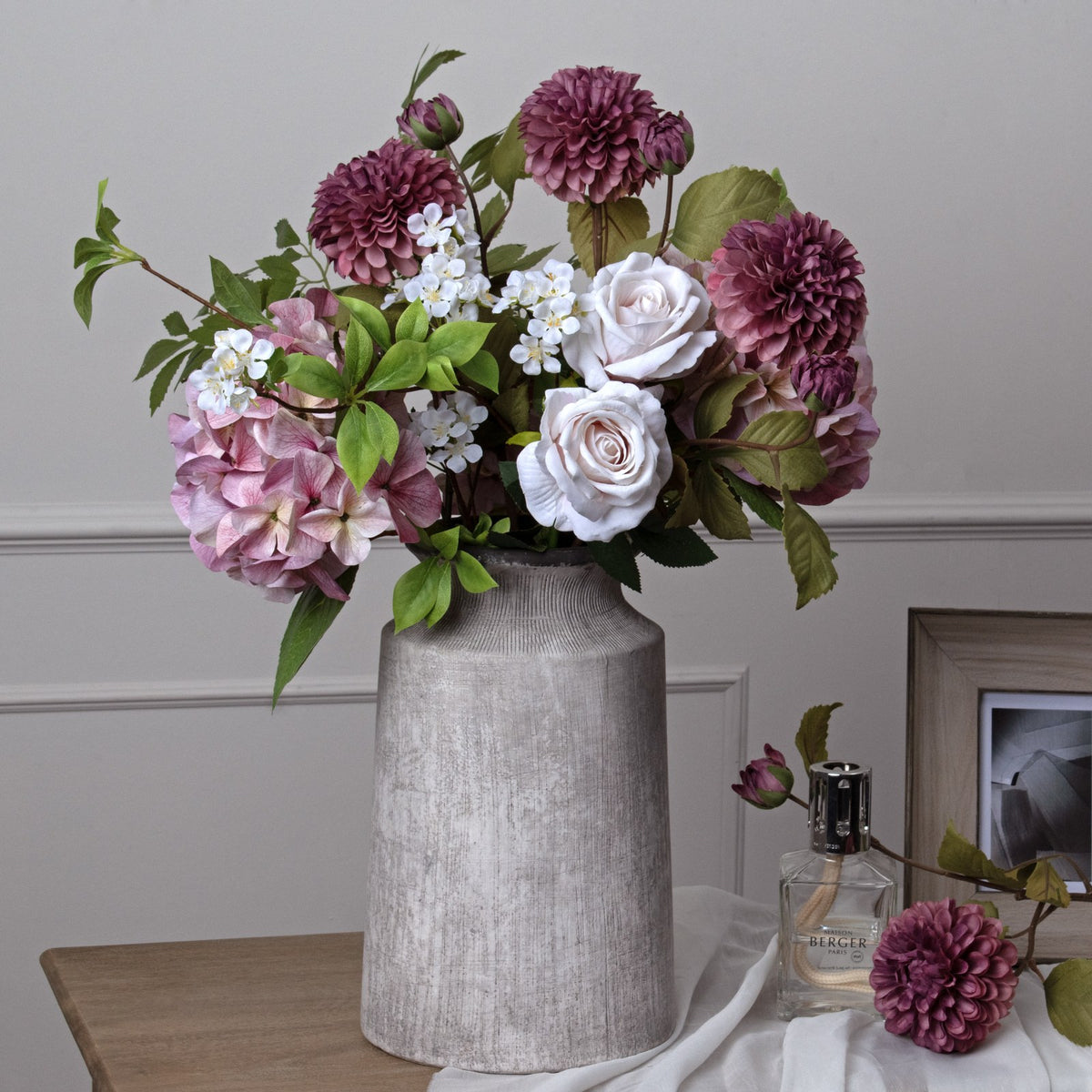 Bloomville Urn Stone Vase — vase