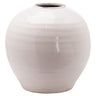 Large White Ceramic Vase 38cm — Flower Vase