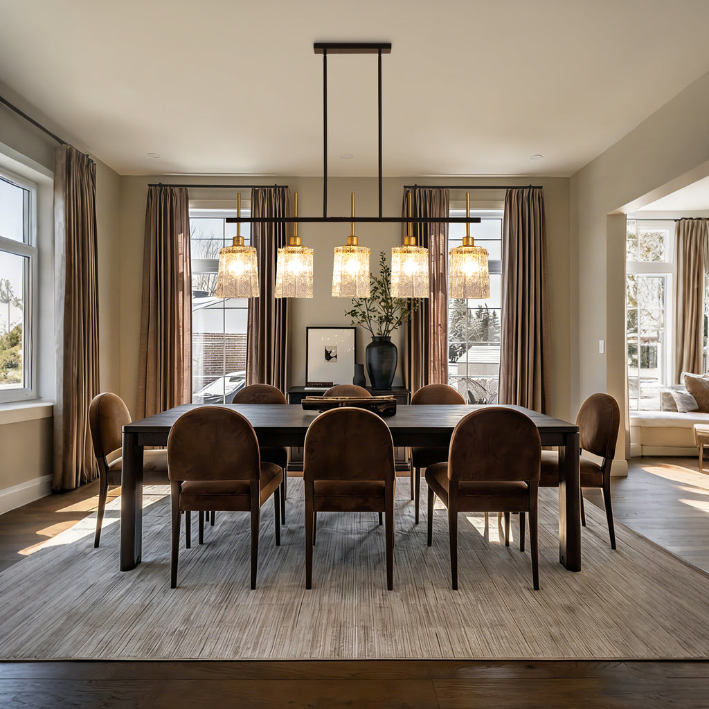 Farmhouse Chandelier 5-Light Dining Room Light Fixture