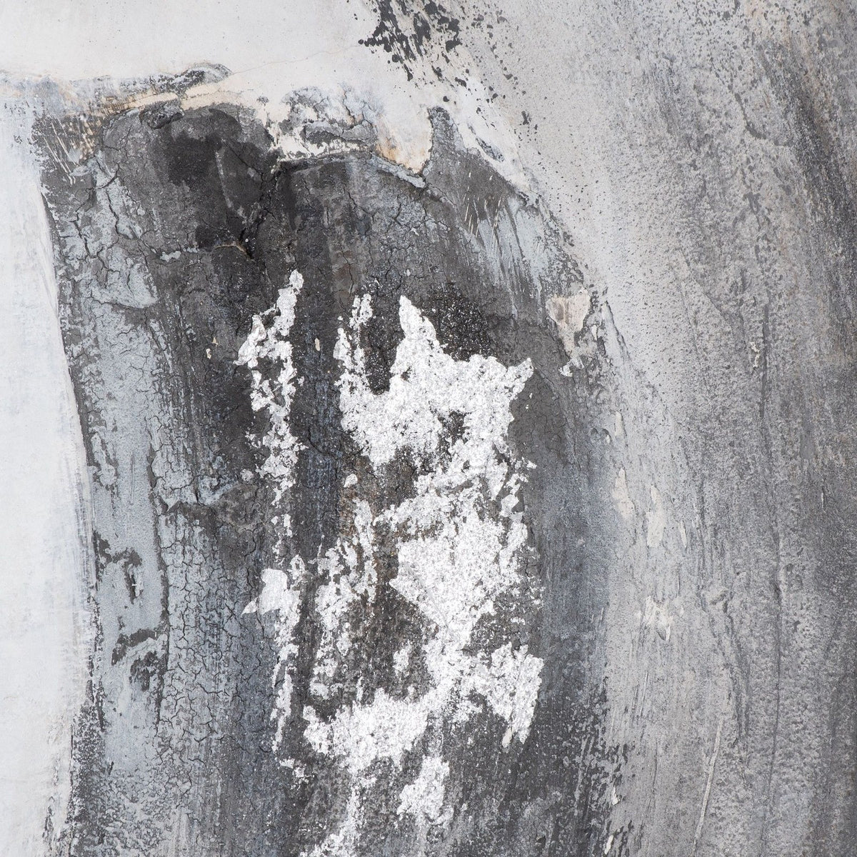 Galaxy Silver And Grey Hand Painted Canvas — wall art