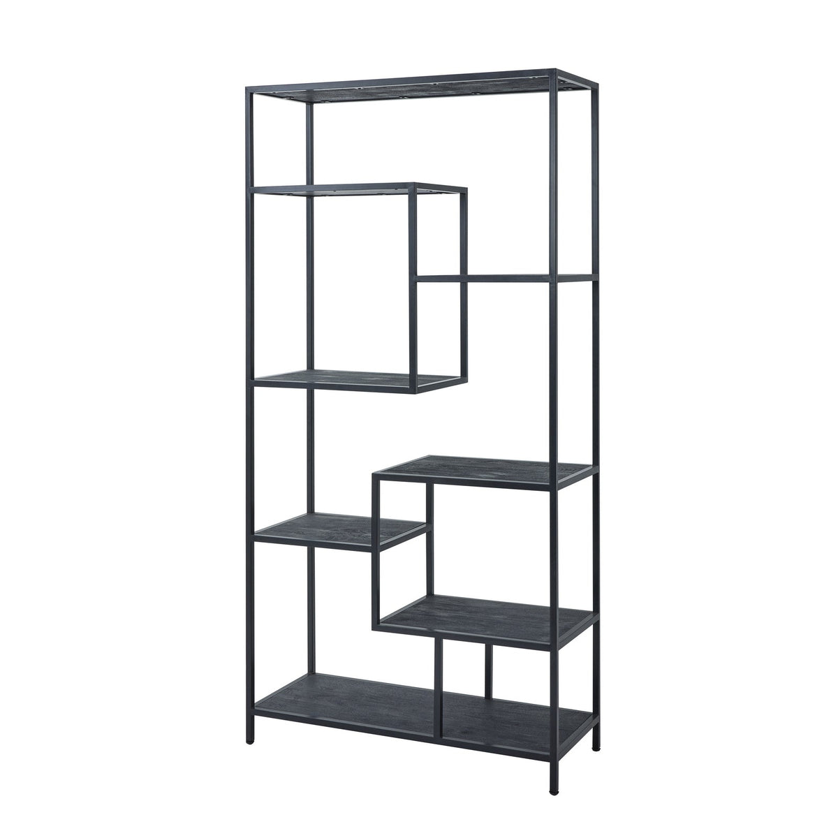 Hoxton Black Multi-Shelf Unit