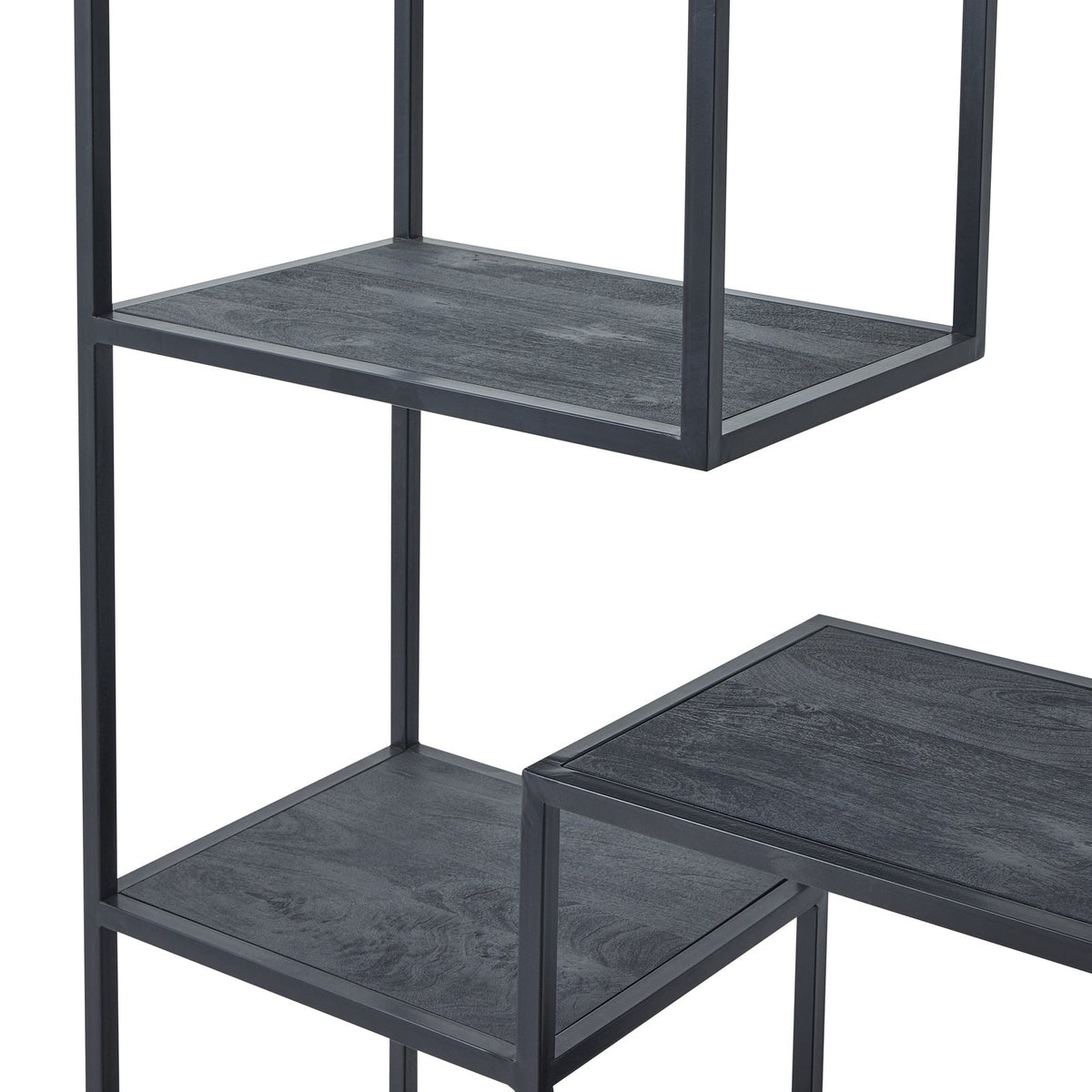 Hoxton Black Multi-Shelf Unit