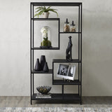 Hoxton Black Multi-Shelf Unit