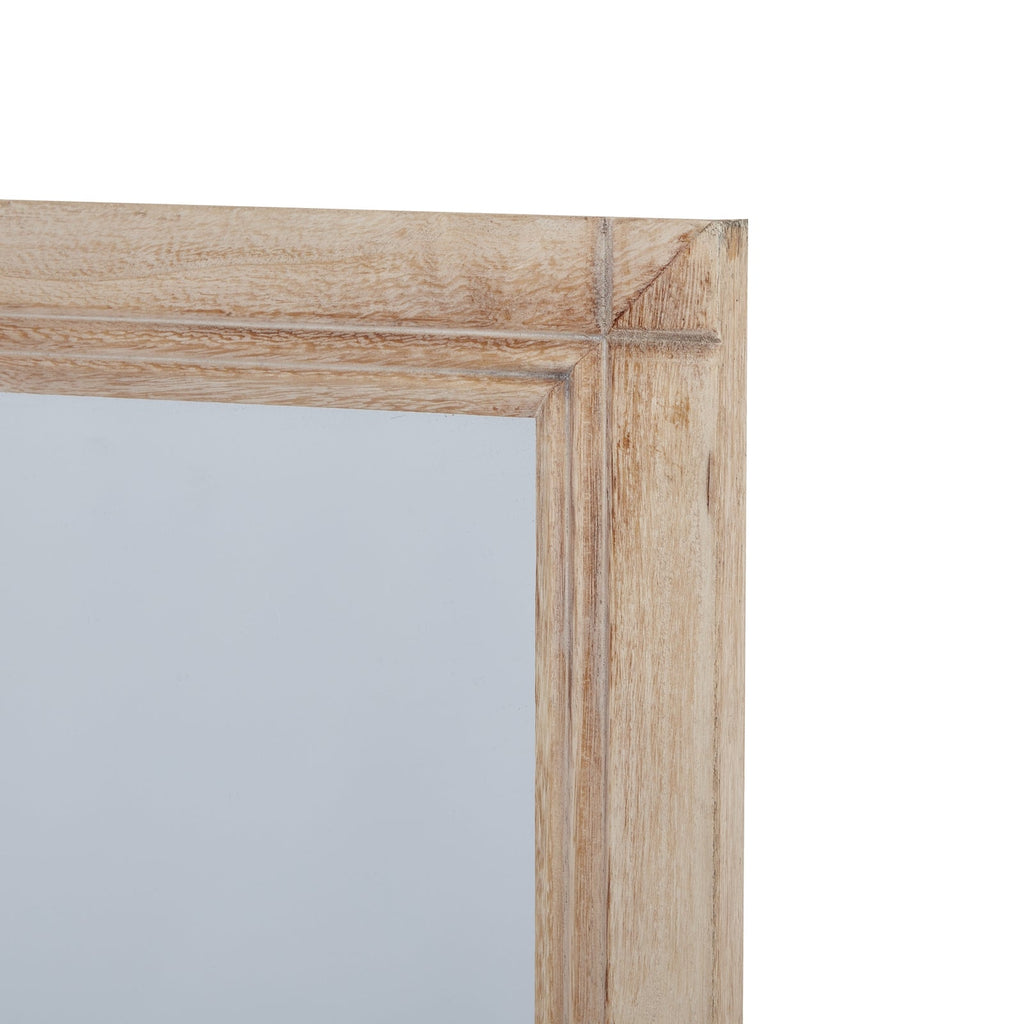 Hartley Washed Wood Window Mirror, Large