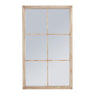 Hartley Washed Wood Window Mirror, Large