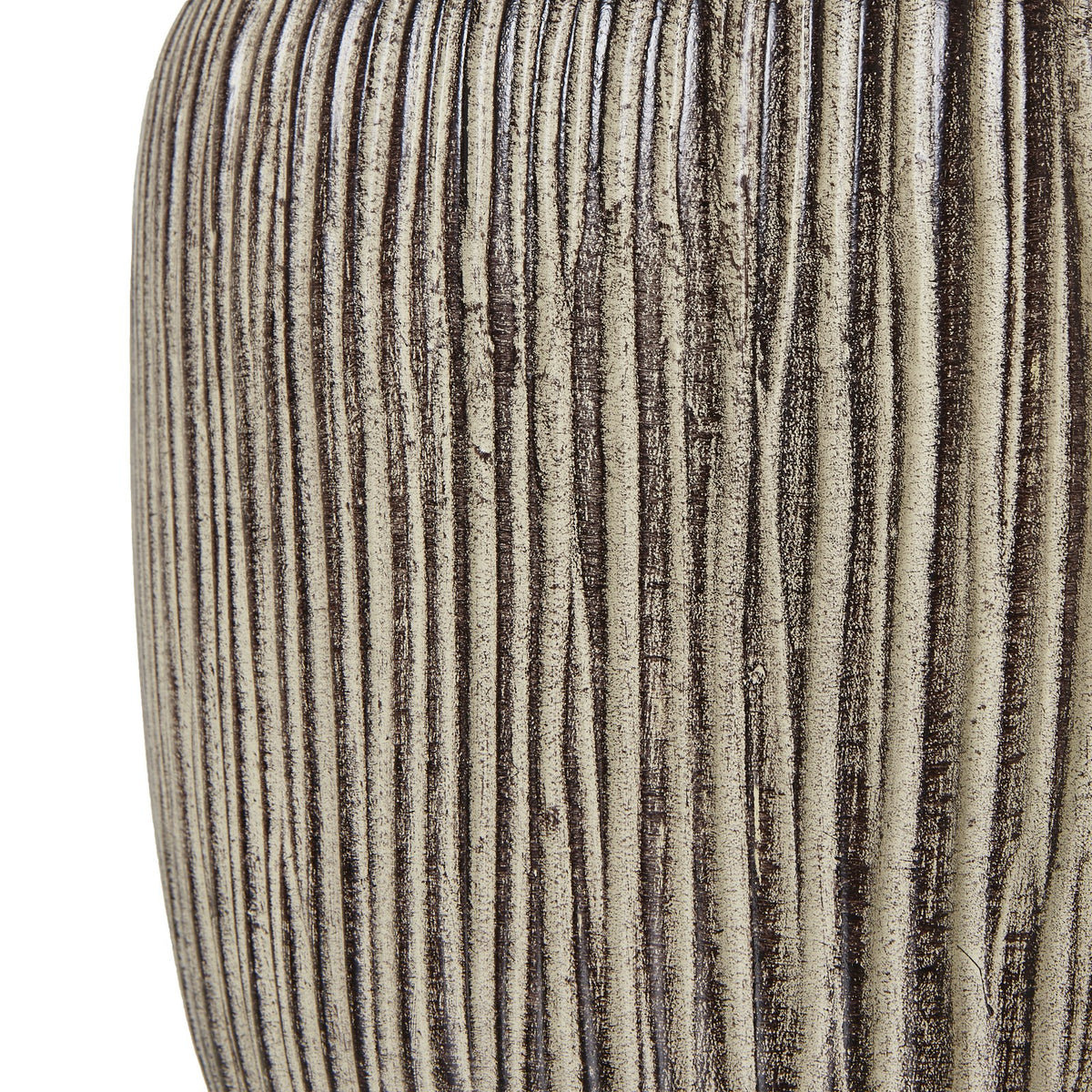 Ochre Carved Textured Table Lamp With Linen Shade — table lamp