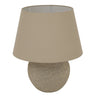 Small Grey Ceramic Table Lamp 40cm — Bedside Table Lamp, Tuscan
