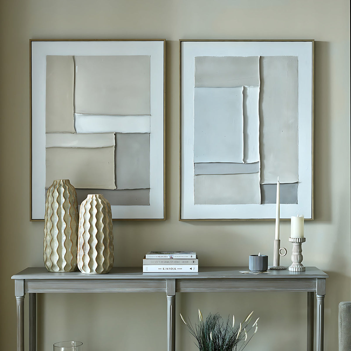 Contempo Beta Framed Painting On Canvas — wall art