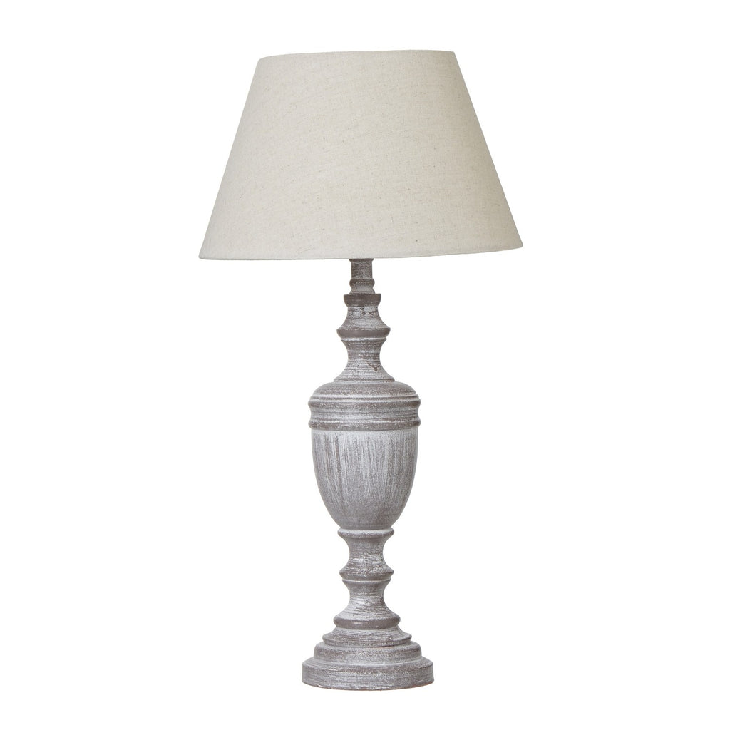 Nola Urn Table Lamp With Linen Shade — table lamp