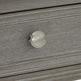 Grey Serene Console Table — 2 Drawer Hallway Table, Wood