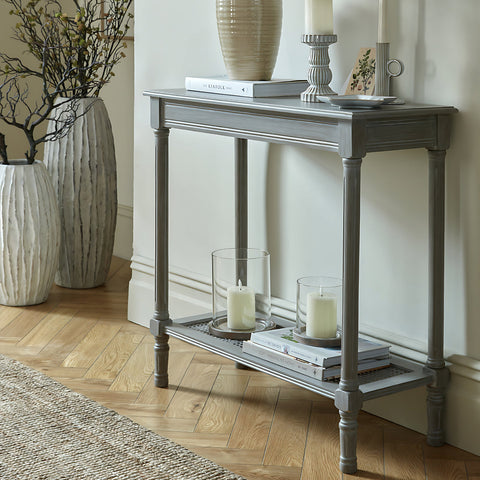 Grey Console Table