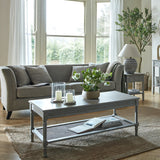 Serene Rattan Coffee Table — coffee table