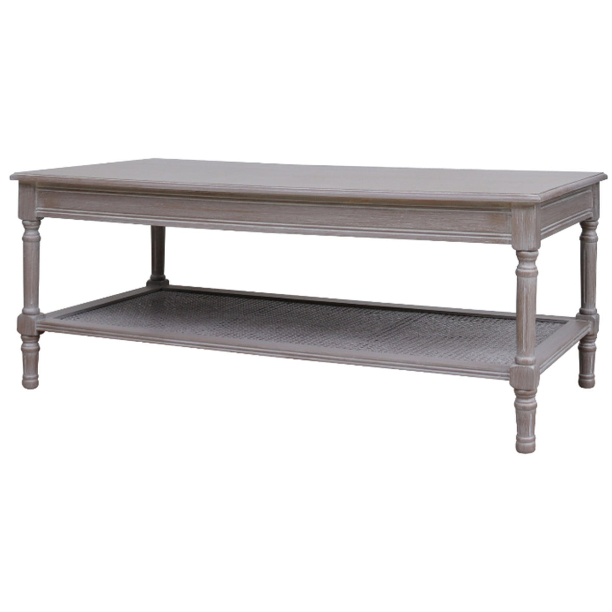Serene Rattan Coffee Table — coffee table
