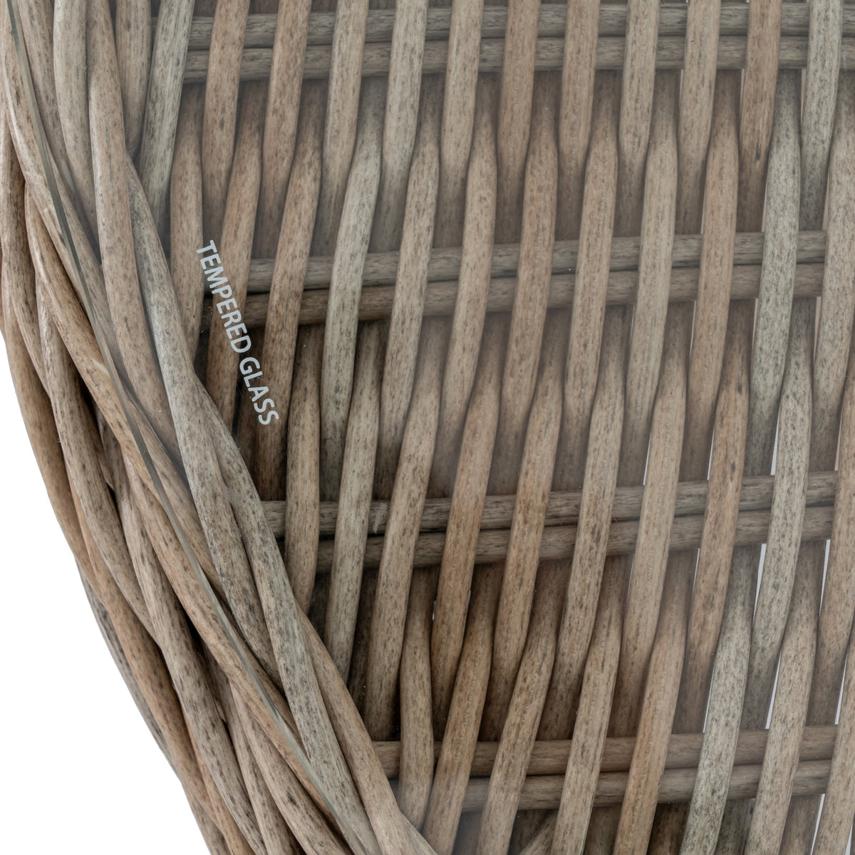 Amalfi Collection Outdoor Bistro Table With Wood
