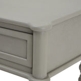 Grey Camden Console Table — 2 Drawer Hallway Table, Wood