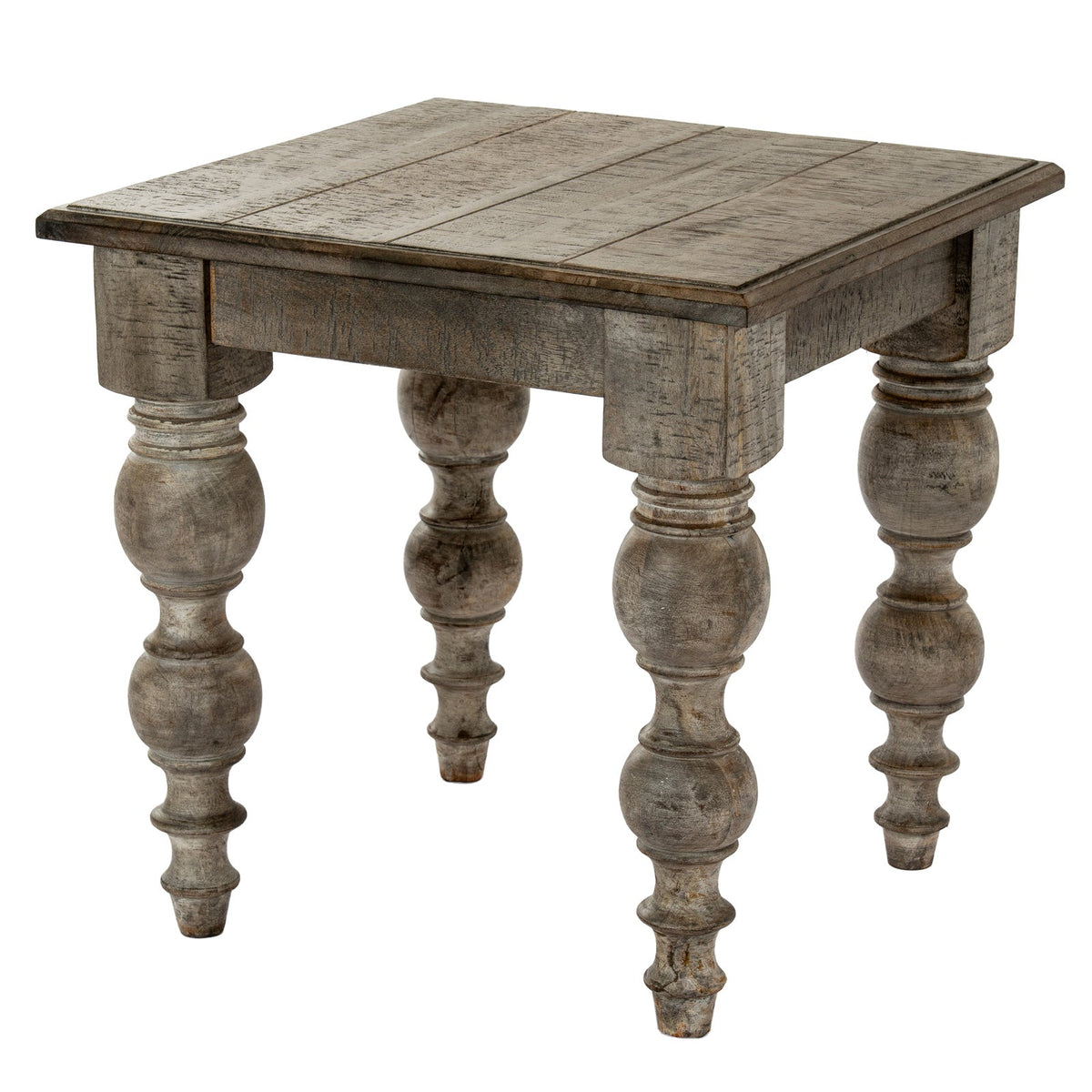 Brown Side Table 60cm — Living Room Side Table, Wood, 60cm Tall