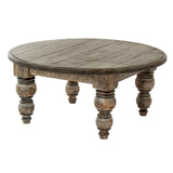 Brown Round Coffee Table — Living Room Coffee Table, Wood