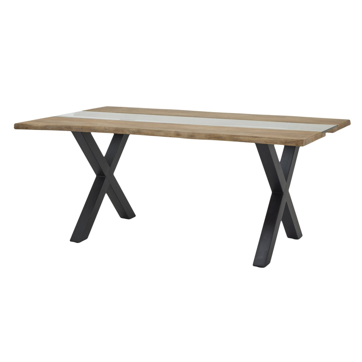 Live Edge Collection Light Acacia River Dining