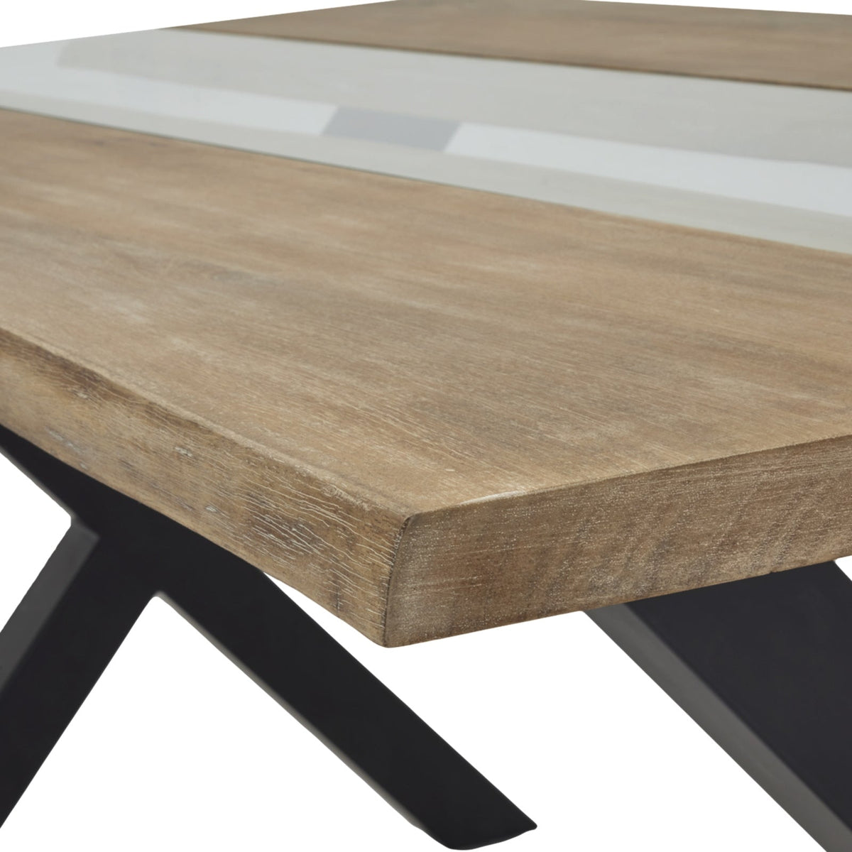 Live Edge Collection Light Acacia River Dining