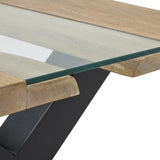 Live Edge Light Acacia River Coffee Table — coffee table