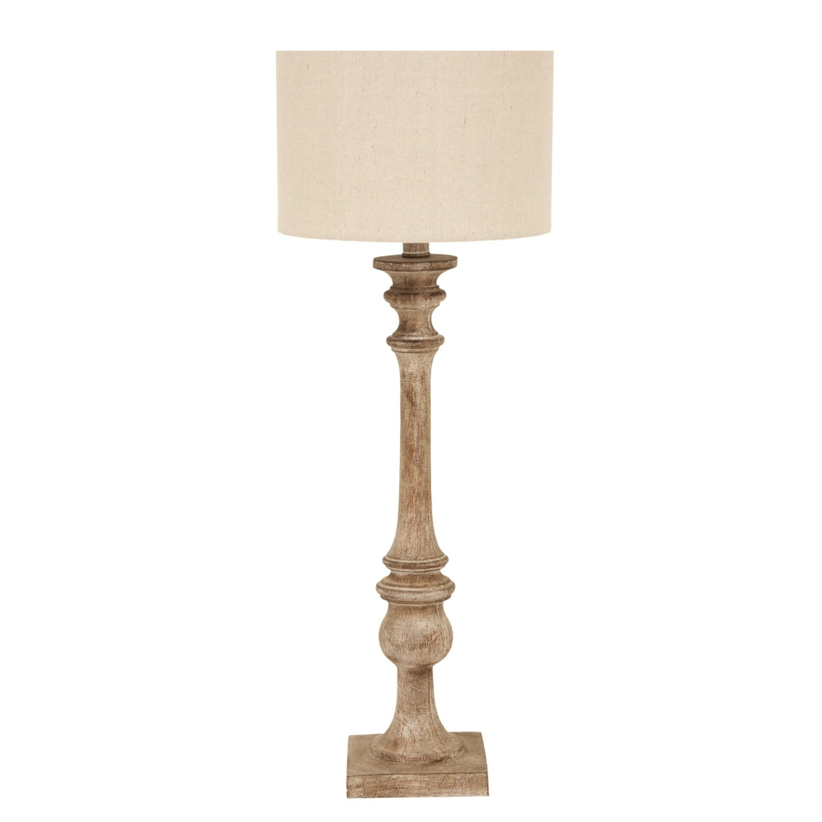Brown Table Lamp 81cm — Living Room Table Lamp, Pallido Candlestick