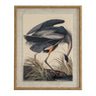 Flora & Fauna Collection Heron On Linen In Beaded