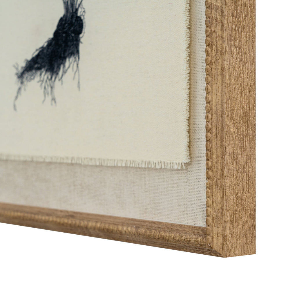Flora & Fauna Collection Spleenwort On Linen In