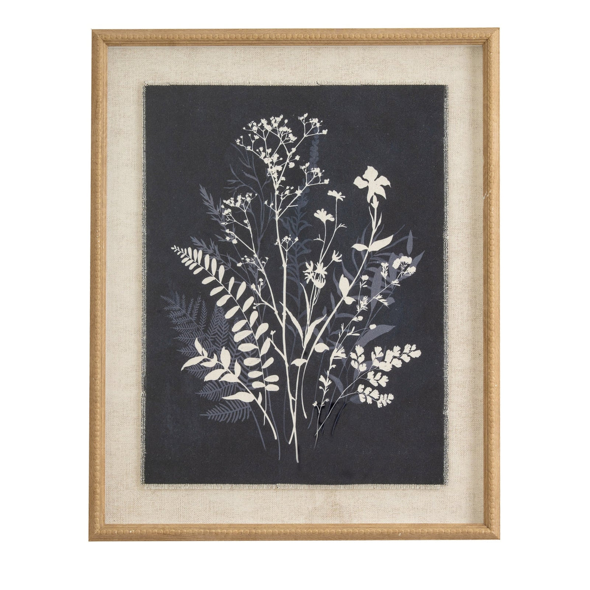 Flora & Fauna Collection Grove On Linen In Beaded