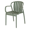 French Grey Dining Chair — Kitchen Dining Chair, Carver Chair with Arms