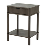 Reed 1 Drawer Side Table — side table
