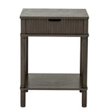 Reed 1 Drawer Side Table — side table