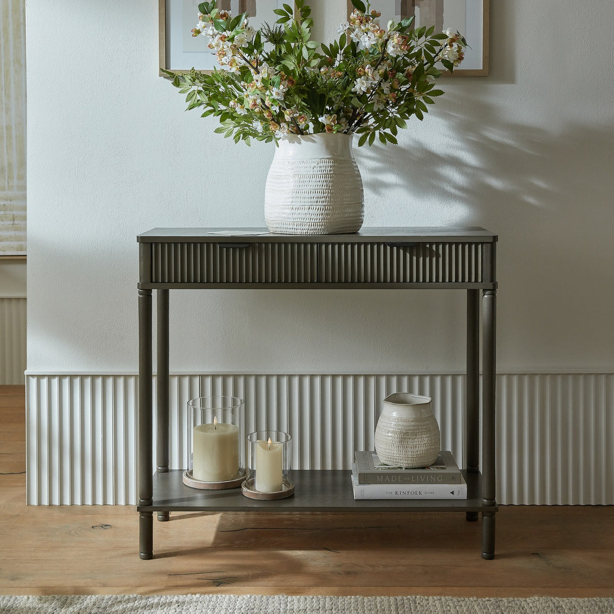 Reed 2 Drawer Console — console table