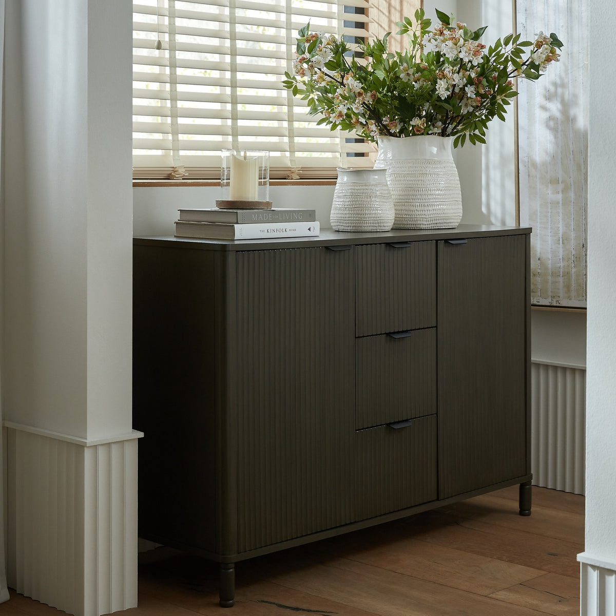 Reed 3 Drawer 2 Door Cabinet — sideboard