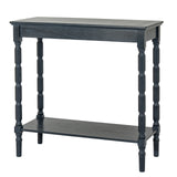 Black Console Table — Hallway Table, Wood
