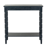 Black Console Table — Hallway Table, Wood