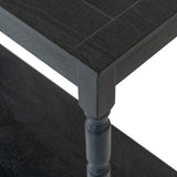 Black Console Table — Hallway Table, Wood