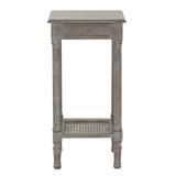 Serene Rattan Small Side Table — side table