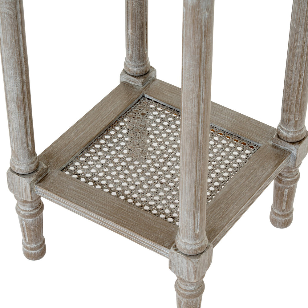 Serene Rattan Small Side Table — side table