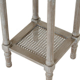 Serene Rattan Small Side Table — side table