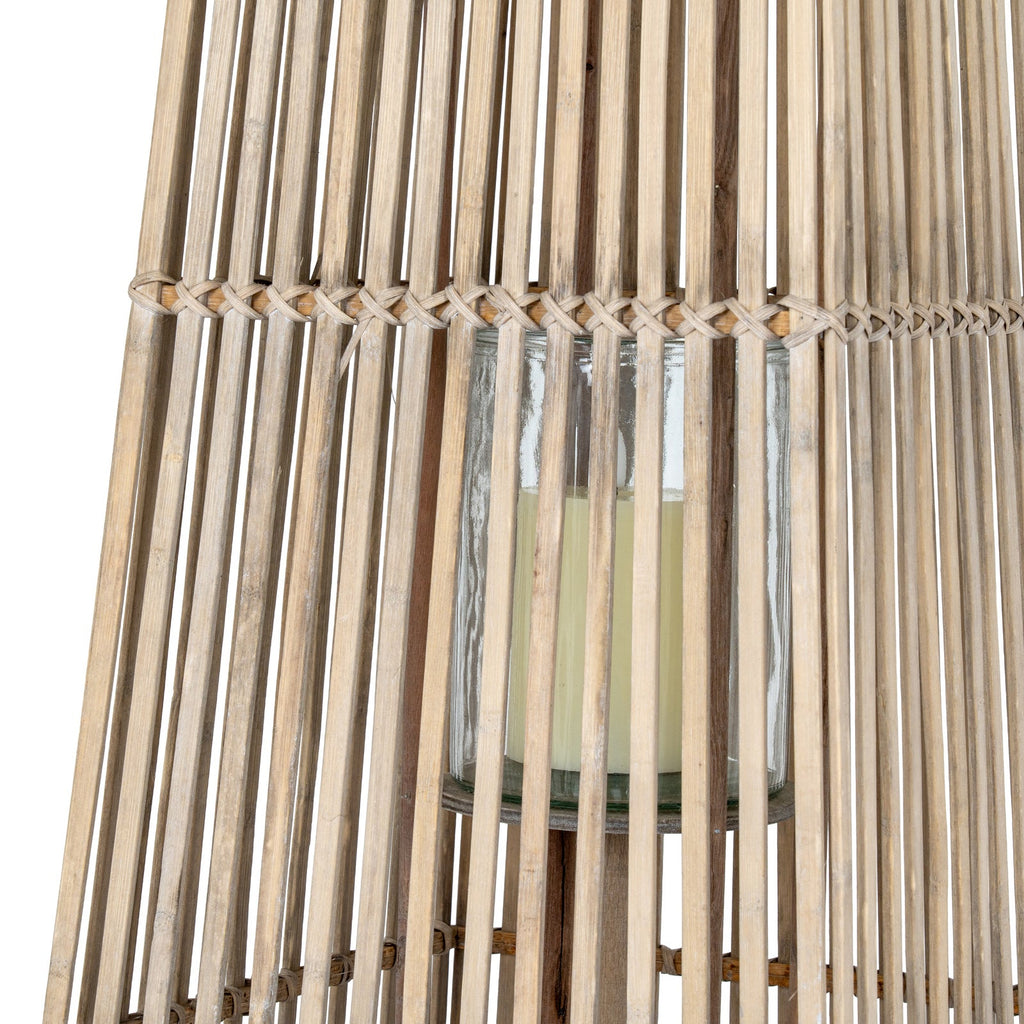 Large Silo Wicker Lantern