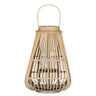 Large Peardrop Wicker Lantern