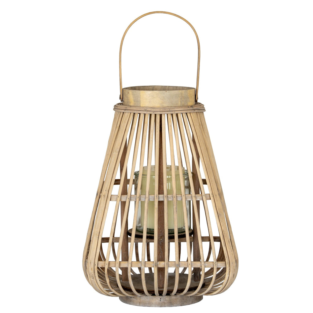 Medium Peardrop Wicker Lantern