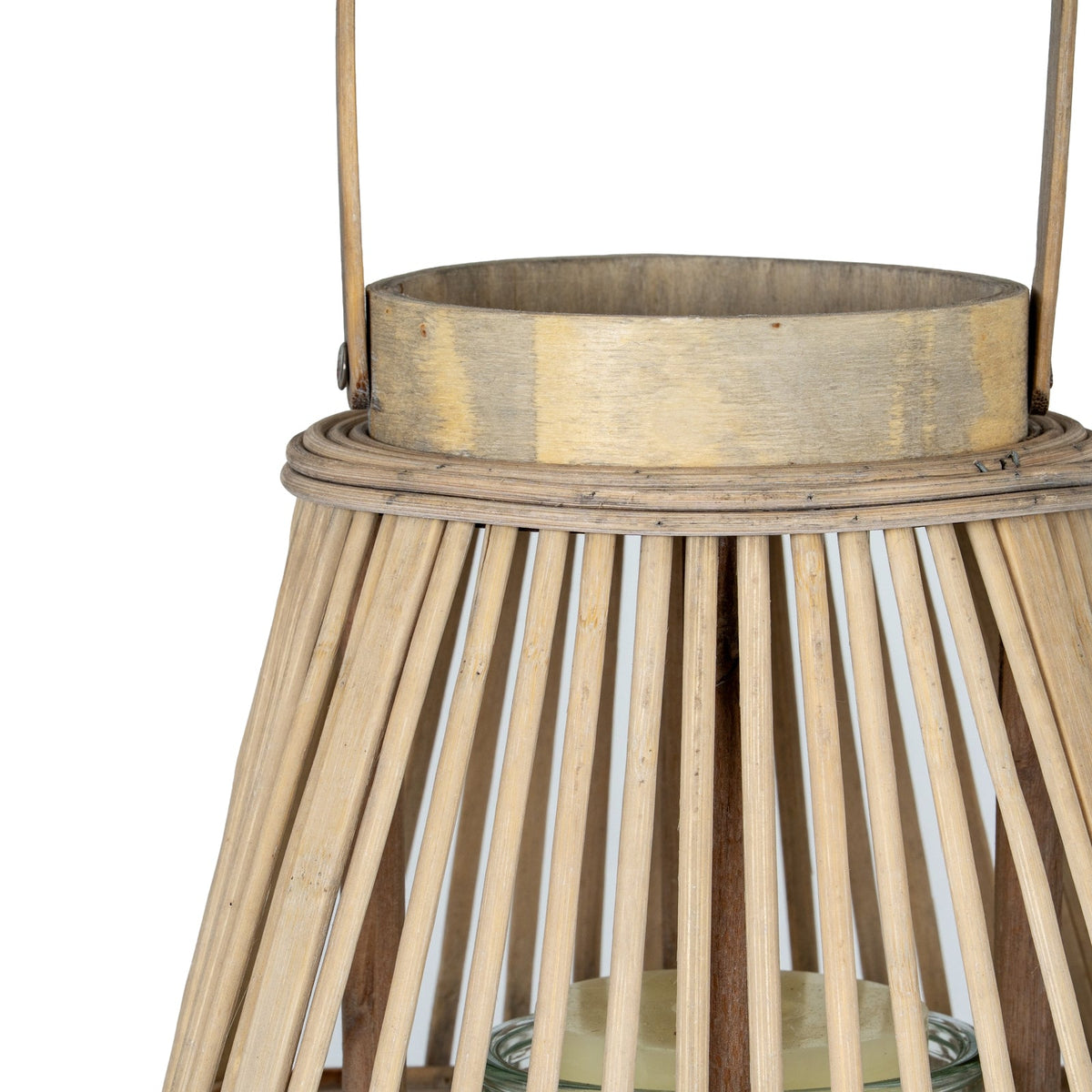 Medium Peardrop Wicker Lantern