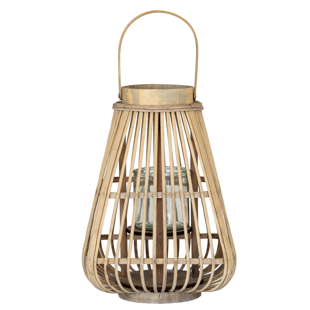 Medium Peardrop Wicker Lantern
