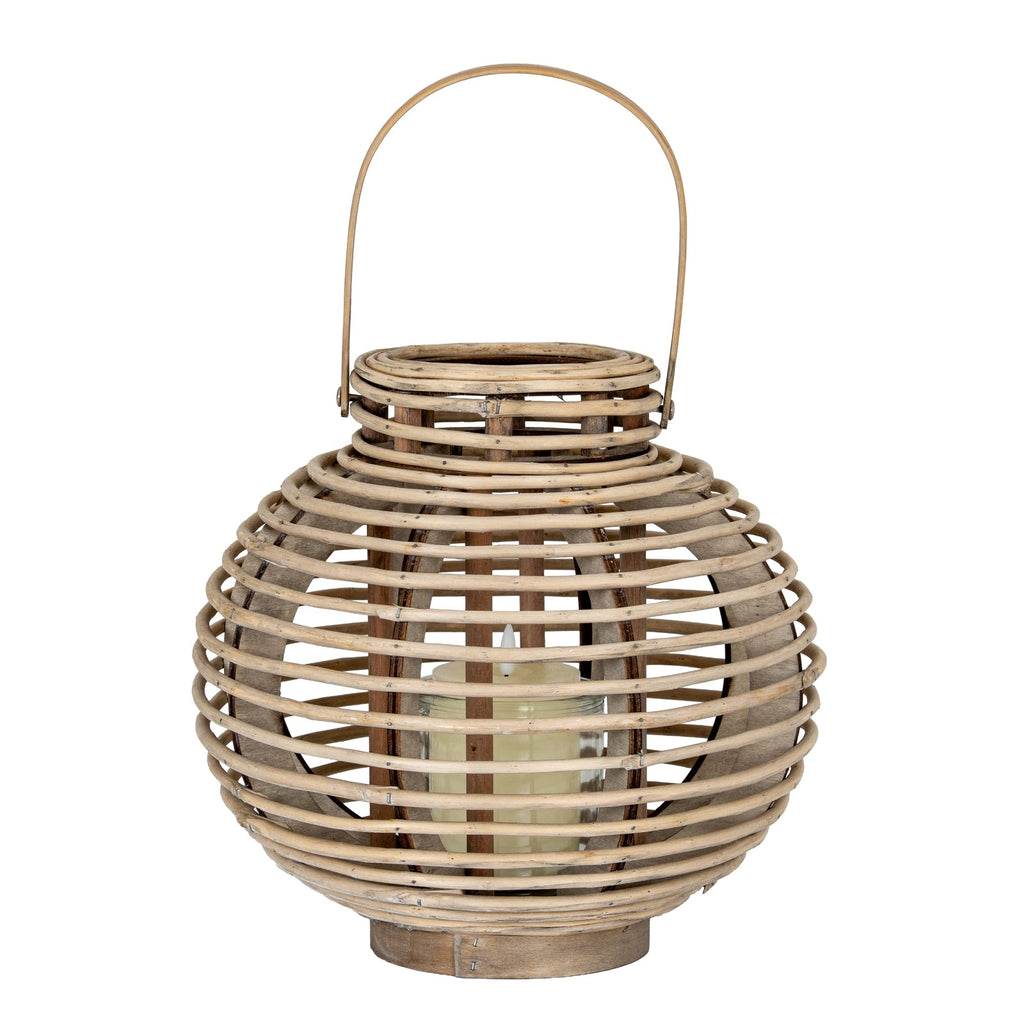 Large Round Willow Lantern