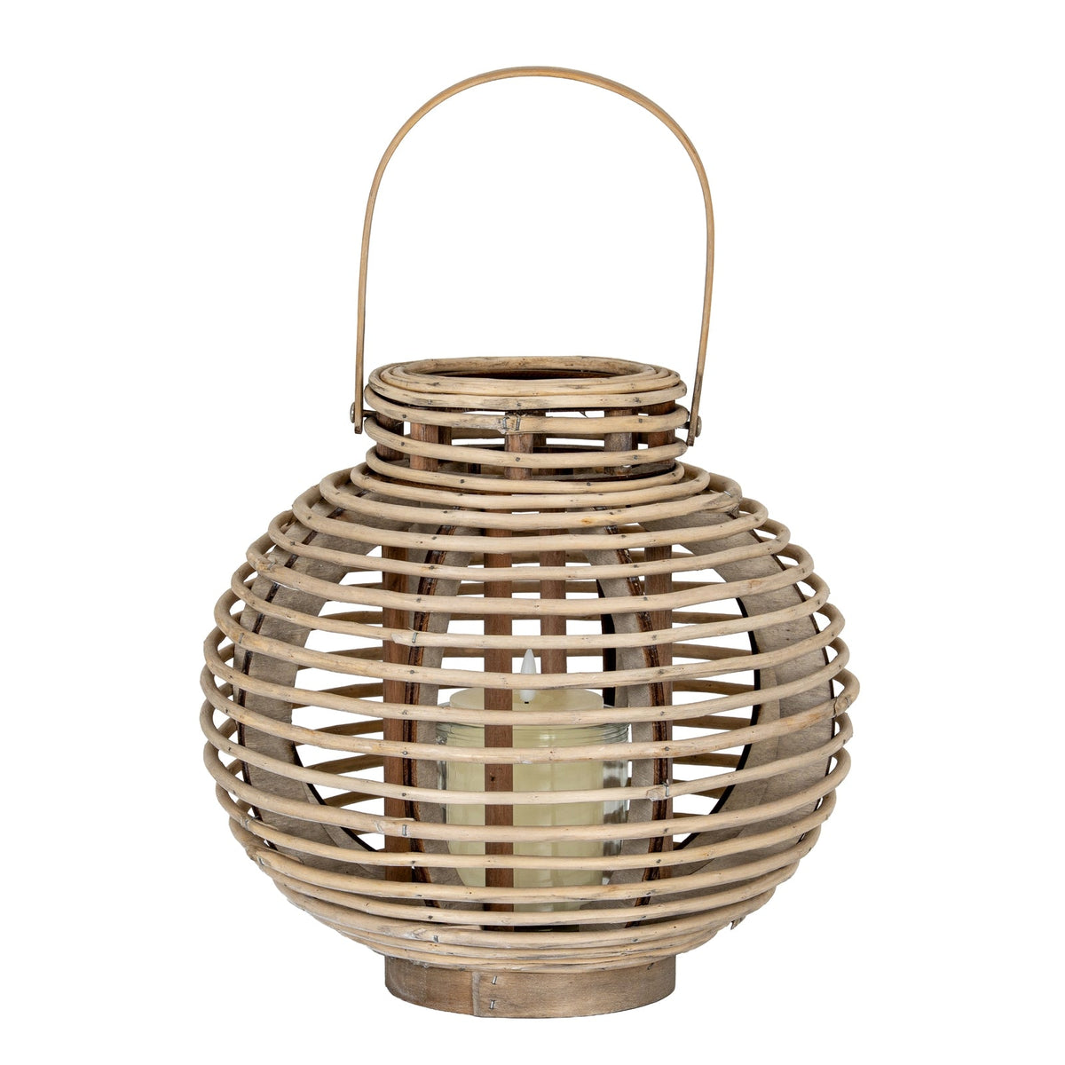 Large Round Willow Lantern