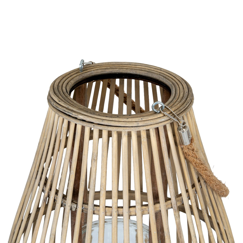 Large Ellipse Wicker Lantern