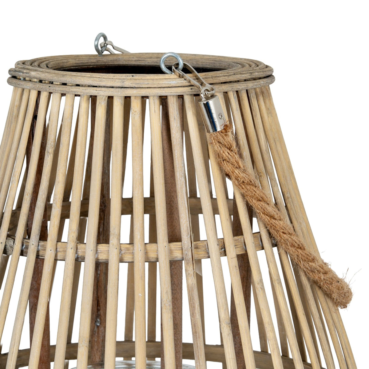 Large Ellipse Wicker Lantern