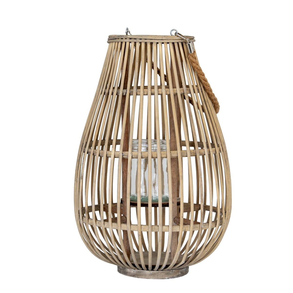 Large Ellipse Wicker Lantern